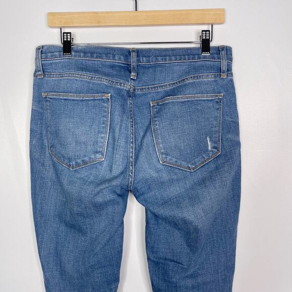 Gap Womens Size 28 R True Skinny Ankle Jeans Medium Indigo Wash Cotton Stretch - Picture 8 of 13
